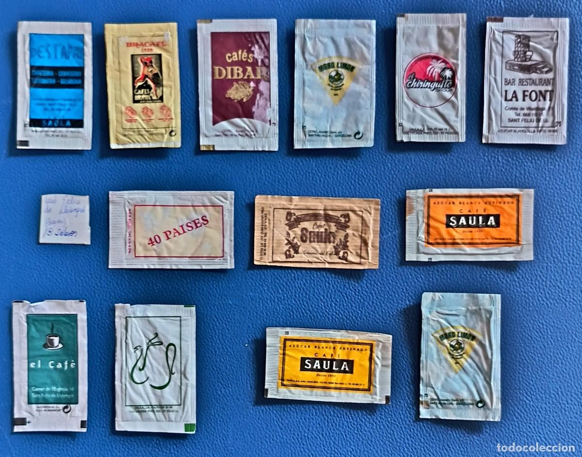 Sobres de az&uacute;car de colecci&oacute;n: Sobres de azucar. 13 Sobres de azucar. Sant Feliu de Llobregat. Barcelona.