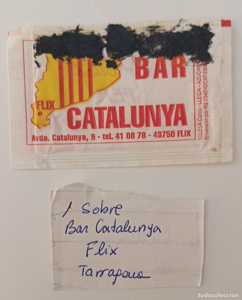 Sobres de az&uacute;car de colecci&oacute;n: Sobres de azucar. 1 Sobre de azucar. Bar Catalunya. Flix. Tarragona.