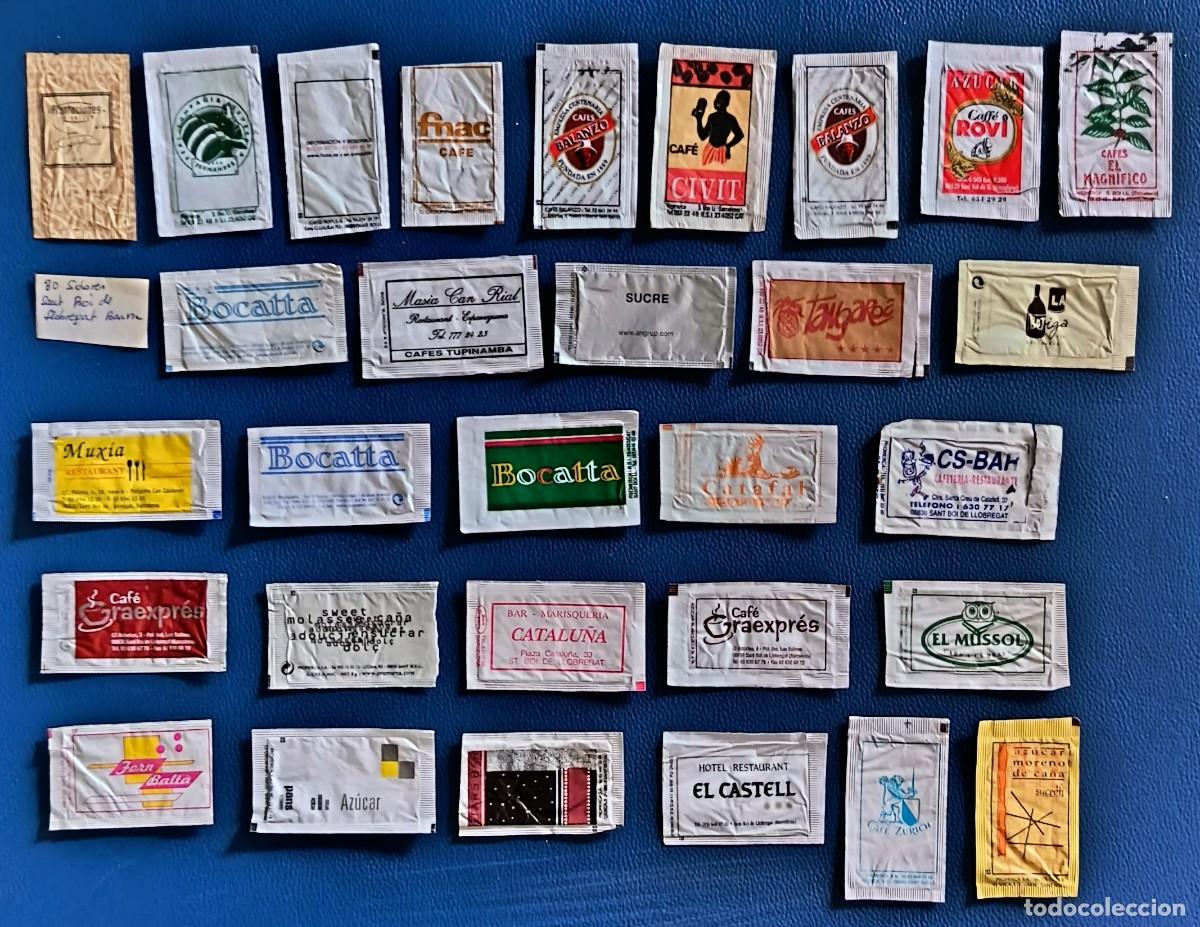 Sobres de az&uacute;car de colecci&oacute;n: Sobres de azucar. 30 Sobres de azucar. Sant Boi de Llobregat. Barcelona. 1 Abierto .