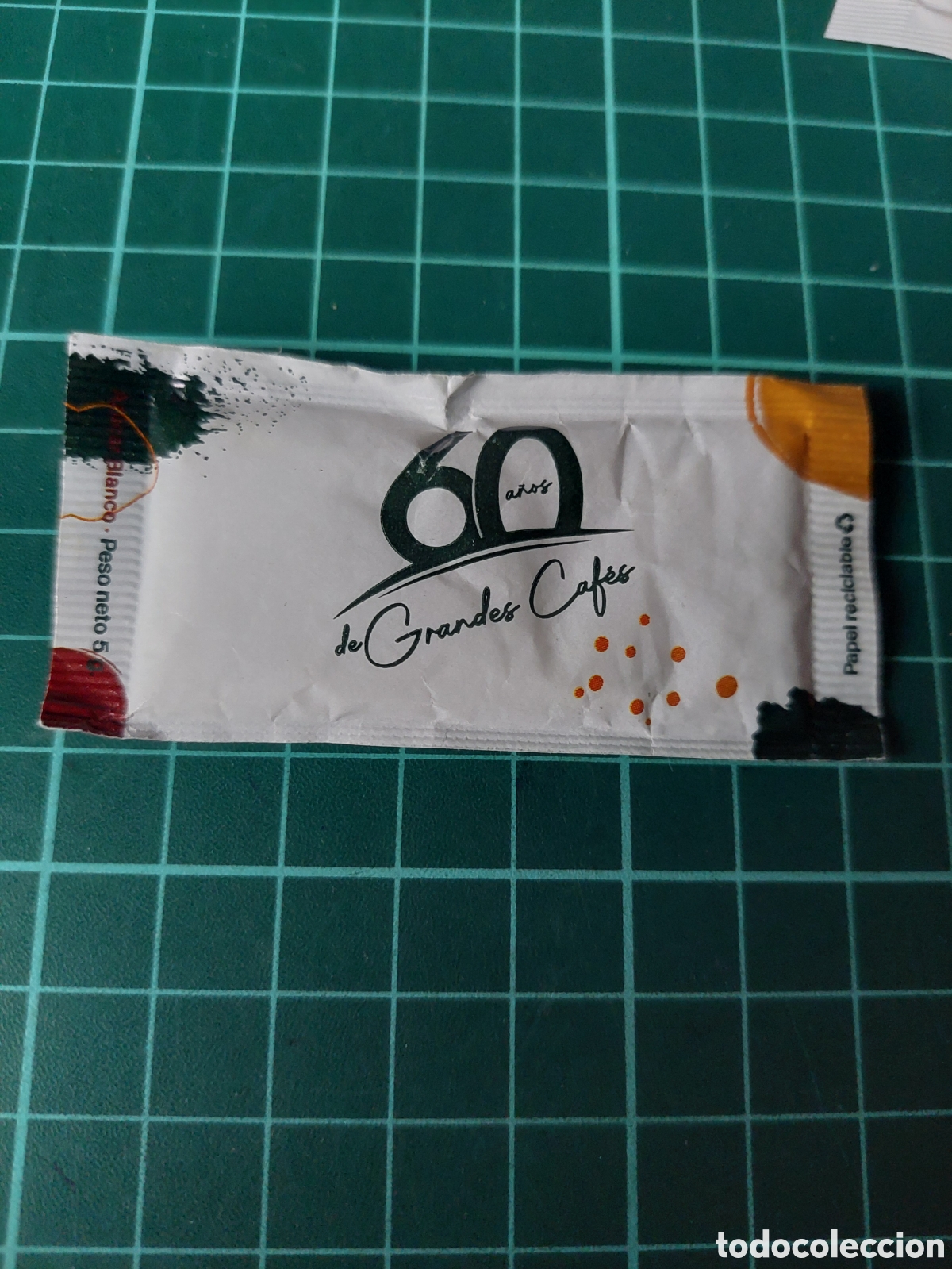 Sachets de sucre de collection: SIBONEY AZ&Uacute;CARES LLENO 60 ANIVERSARIO
