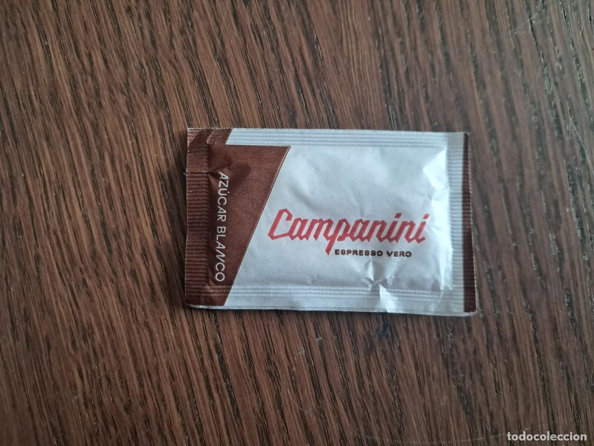 Sobres de az&uacute;car de colecci&oacute;n: sobre de az&uacute;car vac&iacute;o publicitario, campanini. - Foto 2