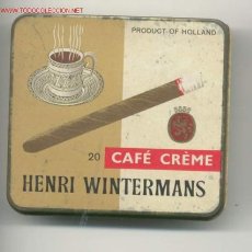 Paquetes de tabaco: CAFÉ CRÈME HOLLAND -CON 19 CIGARROS-. Lote 216414095