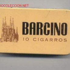 Paquetes de tabaco: BARCINO CAJA METÁLICA VACIA. Lote 24792886