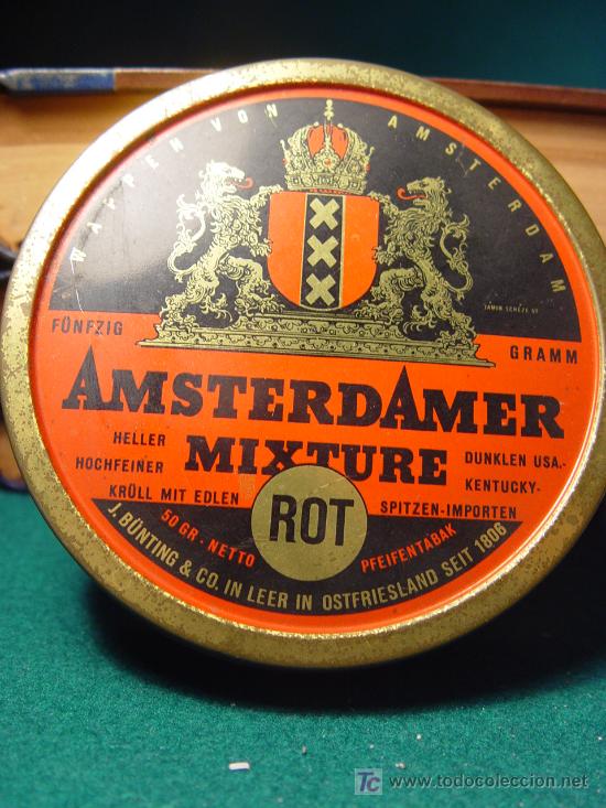 Paquetes de tabaco: AMSTERDAMER - MIXTURE - CAJA LATA - TABACO - CONTENIDO * - Foto 1