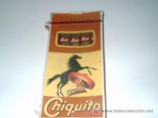Paquetes de tabaco: PAQUETE ANTIGUO CHIQUITO - Foto 1