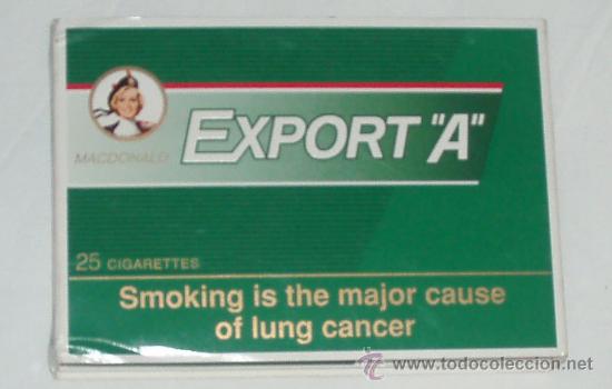 Paquetes de tabaco: export &rdquo;a&rdquo; macdonald caja de tabaco vacia - Foto 1