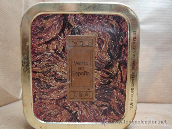 Paquetes de tabaco: LATA DE TABACO - STATE EXPRESS ROUNDELS - 50GRS -VACIA - Foto 3