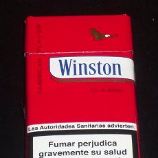 Paquetes de tabaco: WINSTON LARGO CAJA DURA - PAQUETE DE TABACO VACIO. Lote 27698493