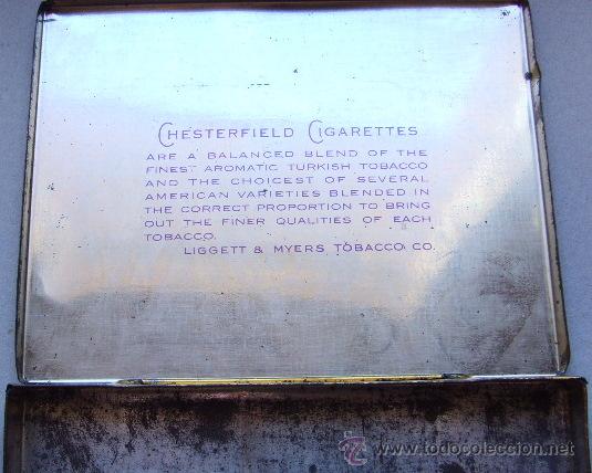 Paquetes de tabaco: CHESTERFIELD -CAJA METALICA - Foto 2