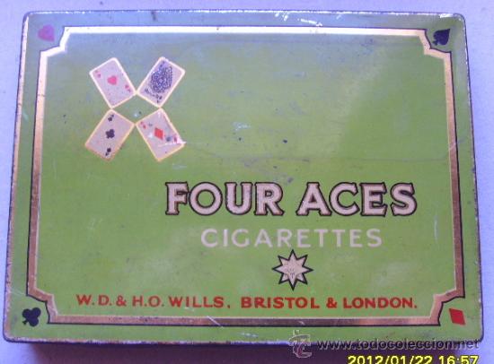 Paquetes de tabaco: FOUR ASES CIGARETTES - Foto 1