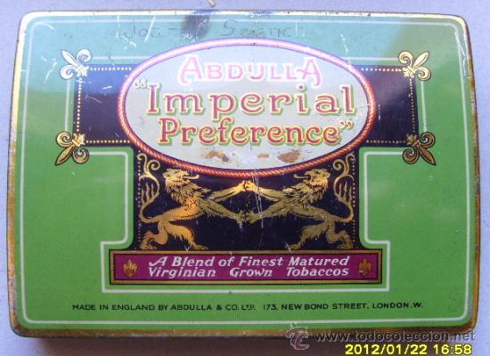 Paquetes de tabaco: ABDULLA IMPERIAL PREFERENCE - Foto 1