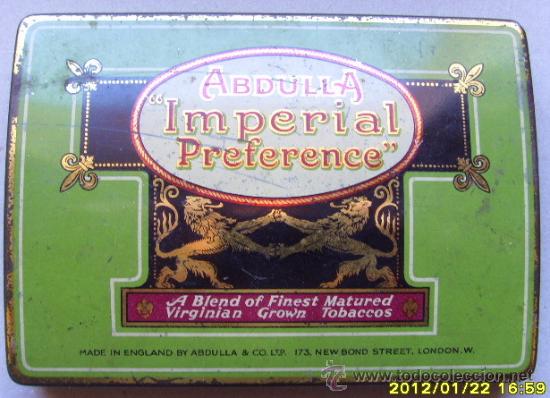Paquetes de tabaco: ABDULLA IMPERIAL PREFERENCE - Foto 1
