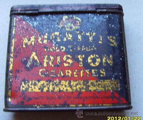 Paquetes de tabaco: MURATTI&acute;S GOLD TIPPED ARISTON CIGARETTES - Foto 4