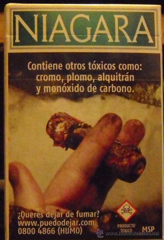 Paquetes de tabaco: cajetilla llena de cigarrillo niagar de uruguay - Foto 1