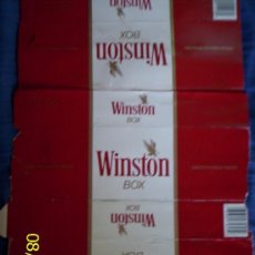 Paquetes de tabaco: ENVOLTORIO DE DOS CARTONES DE TABACO MARCA WINSTON