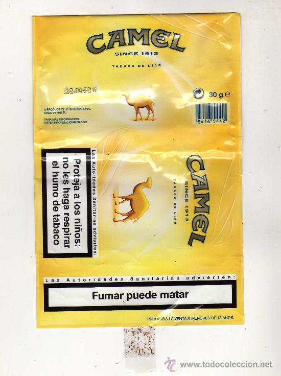 paquete vacío de camel tabaco de liar 30 gramos - Compra venta en  todocoleccion