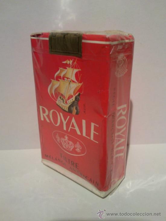 Paquetes de tabaco: ANTIGUO PAQUETE TABACO ROYALE - Foto 1