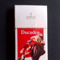 Paquetes de tabaco: MINI-DUCADOS RUBIO-MUESTRA-CAJETILLA TABACO DE 5 CIGARILLOS-CON PRECINTO-SIN ADVERTENCIA. Lote 108782762