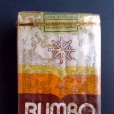 Paquetes de tabaco: ANTIGUO PAQUETE DE TABACO-RUMBO-BAJO EN NICOTINA-PRECINTADO-SIN ADVERTENCIA. Lote 46630315