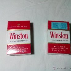 Paquetes de tabaco: ANTIGUO PAQUETE TABACO WINSTON. Lote 352990304