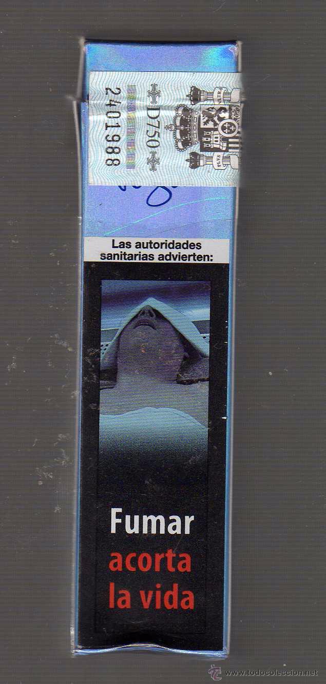 Paquetes de tabaco: CAJETILLA VAC&Iacute;A DE VOGUE BLEUE - Foto 2