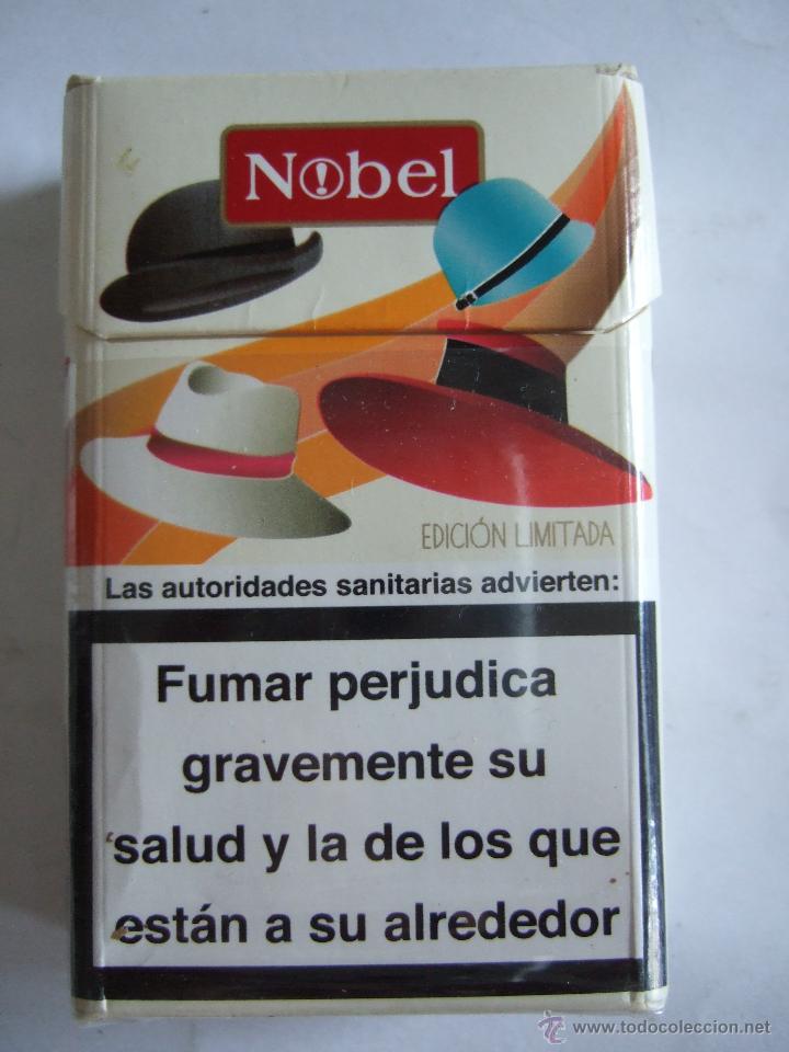 Paquetes de tabaco: NOBEL - EDICION LIMITADA - PAQUETE DE TABACO VACIO - Foto 1