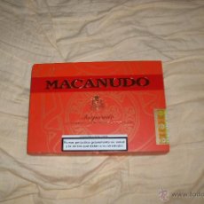Paquetes de tabaco: CAJA DE MADERA GORDA MACANUDO MIRAR LAS FOTOS MEDIDAS 25.50X17.50CM NUEVA MUY BONITA. Lote 51145164