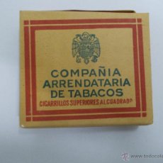 Paquetes de tabaco: CIGARRILLOS SUPERIORES AL CUADRADO COMPAÑIA DE TABACOS