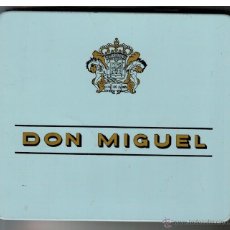 Paquetes de tabaco: CAJETILLA METALICA DON MIGUEL - 10 MIGUELITOS - LAS PALMAS. Lote 53648405