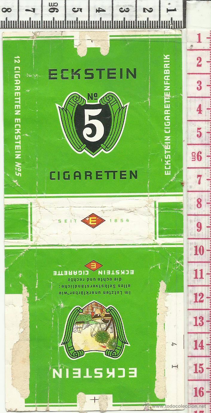 eckstein cigarettes WW2 German Cigarette Box 10.230 envoltorio de tabaco eckstein,