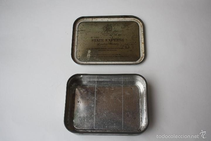 Paquetes de tabaco: Caja met&aacute;lica de tabaco State Express. - Foto 2