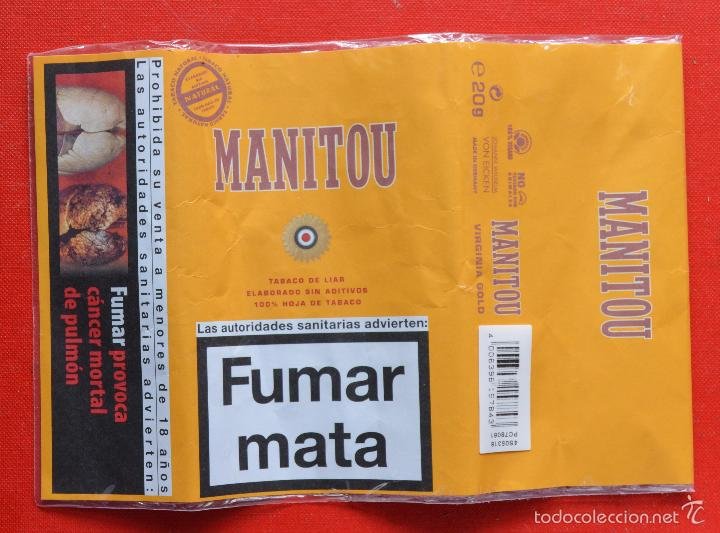 paquete vacío de manitou organic tabaco de liar - Buy Antique and  collectible cigarette packs on todocoleccion