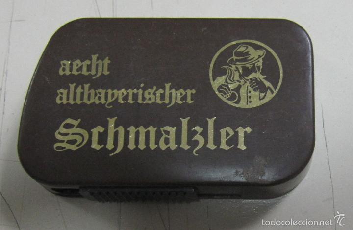 Paquetes de tabaco: CAJITA DE RAPE CON TABACO. SCHMALZER. AECHT ALTBAVERISCHER. - Foto 1