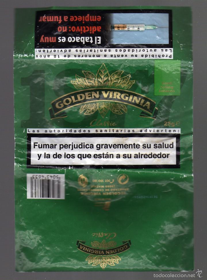 paquete vacío de golden virginia classic tabaco - Compra venta en  todocoleccion