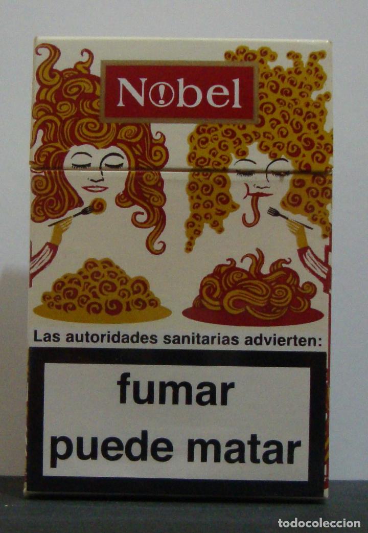 Paquetes de tabaco: PAQUETE TABACO VACIO NOBEL - Foto 1