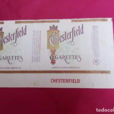 Paquetes de tabaco: CHESTERFIELD . 20 CIGARETTES. MADE IN USA.