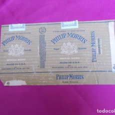 Paquetes de tabaco: PHILIP MORRIS & CO. MADE IN USA. NEW YORK.