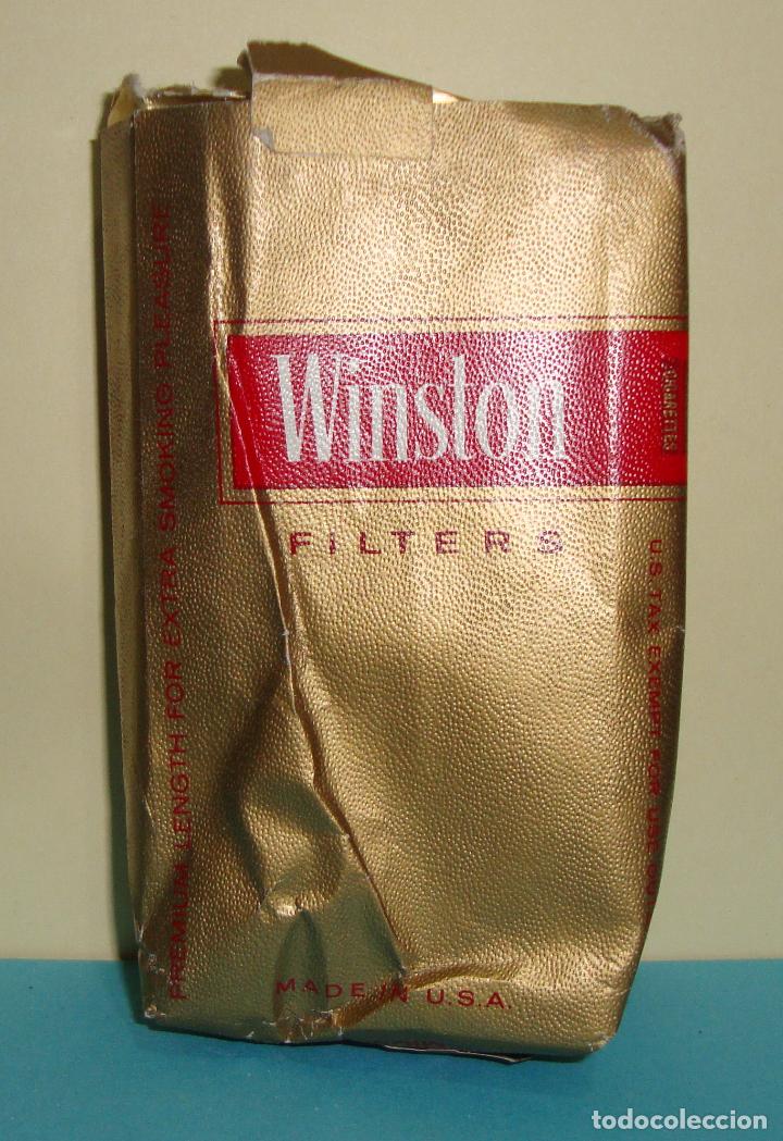 Paquetes de tabaco: PAQUETE TABACO PAPEL VACIO WINSTON - Foto 1