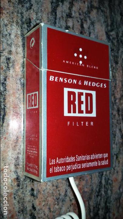Paquetes de tabaco: BENSON HEDGES RED FILTER.TELEFONO CAJETILLA TABACO. - Foto 2