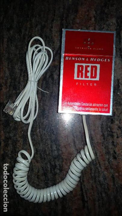Paquetes de tabaco: BENSON HEDGES RED FILTER.TELEFONO CAJETILLA TABACO. - Foto 1