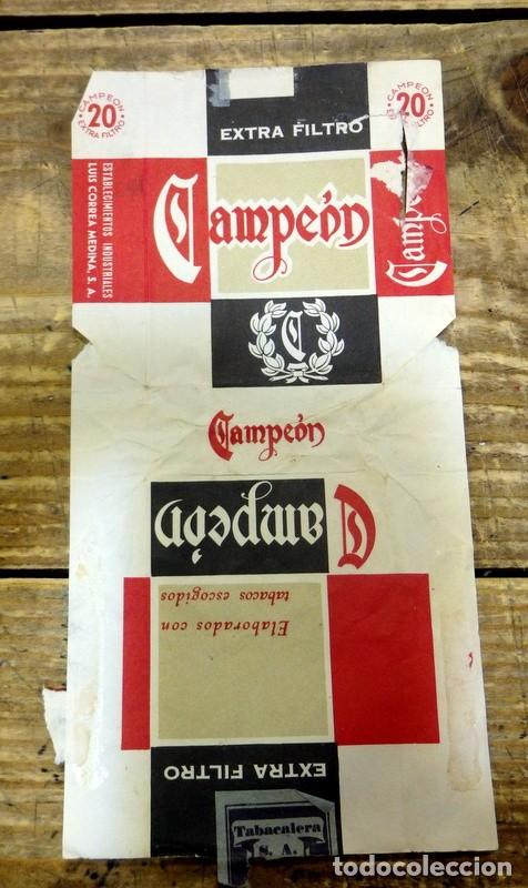 Paquetes de tabaco: PAQUETE TABACO PAPEL VACIO CAMPEON - Foto 1