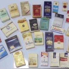 Paquetes de tabaco: LOTE DE 28 PAQUETES DE TABACO. VARIAS MARCAS. VACIOS. VER FOTOS. Lote 96671347