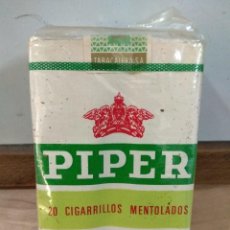 Paquetes de tabaco: PAQUETE DE TABACO MENTOLADO PIPER. PRECINTADO . Lote 99638827