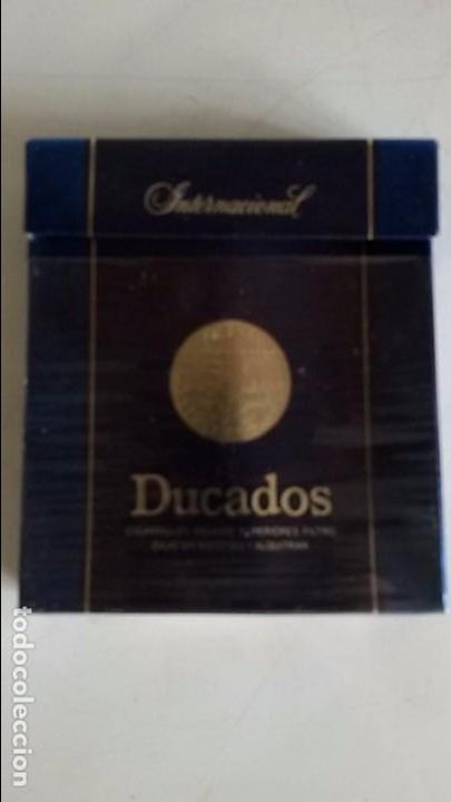 Paquetes de tabaco: Paquete de tabaco vacio Ducados Internacional - Foto 1