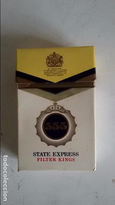 Paquetes de tabaco: Antiguo paquete vacio de State Express - Foto 1