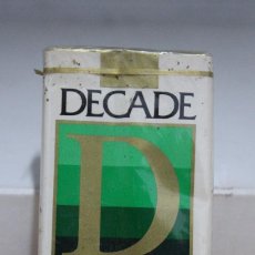 Paquetes de tabaco: PAQUETE DE DECADE MENTHOL PRECINTADO. Lote 103407479