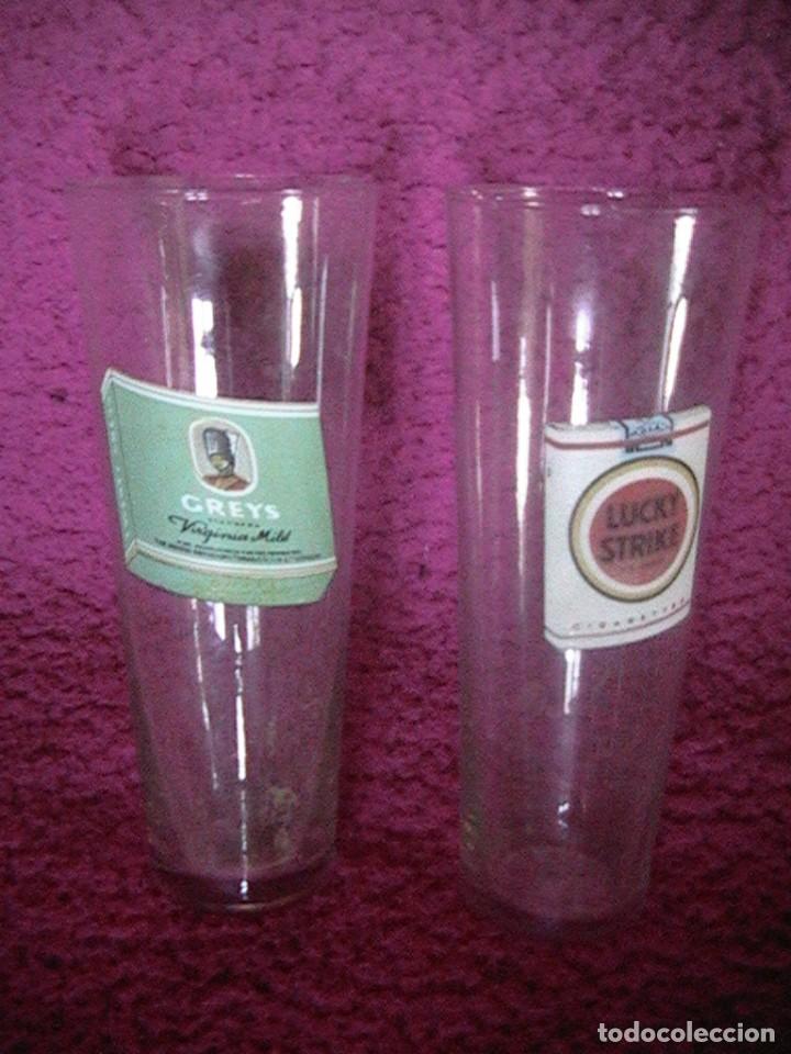 Paquetes de tabaco: vasos cristal cigarrillos tabaco - Foto 1