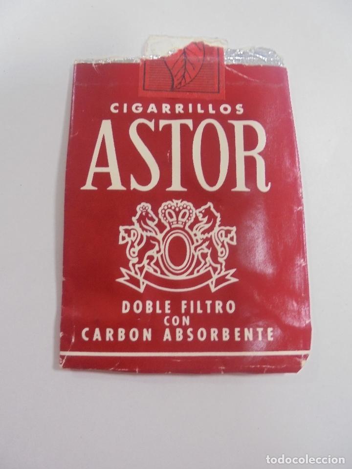astor cigarettes paquete de tabaco. marca astor. doble filtro co