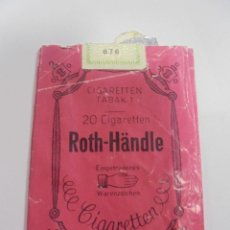 Paquetes de tabaco: PAQUETE DE TABACO. MARCA ROTH-HÄNDLE. VACIO. VER FOTOS. Lote 112843775