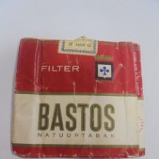 Paquetes de tabaco: PAQUETE DE TABACO. MARCA BASTOS NATUURTABAK. VACIO. VER FOTOS. Lote 112844147